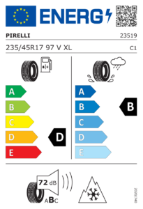 Etichetta europea Pirelli W SottoZero 3