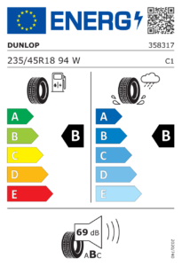 EU-Label Dunlop SP Sport Maxx 060