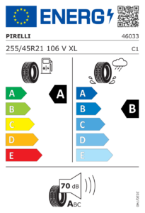 EU-Label Pirelli Pzero (PZ5)