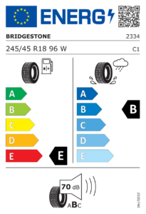 EU-Label Bridgestone Potenza RE050A