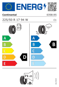 EU-Label Continental SportContact 5