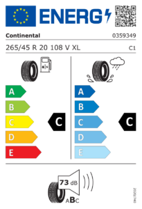 EU-Label Continental CrossContact LX Sport