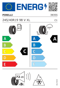 EU-Label Pirelli P Zero Winter