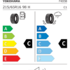Étiquette UE F4038 pour Yokohama Aspec A349A 215/65 R16 98H Yokohama Aspec A349A 215/65 R16 98H - Image 2