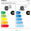 Étiquette UE 4129300 pour Pirelli Cinturato P7 (P7C2) 225/45 R18 95H XL Pirelli Cinturato P7 (P7C2) 225/45 R18 95H XL - Image 2