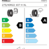 Étiquette UE 4597500 pour Pirelli P Zero Winter 2 275/40 R22 107H XL Pirelli P Zero Winter 2 275/40 R22 107H XL - Image 2