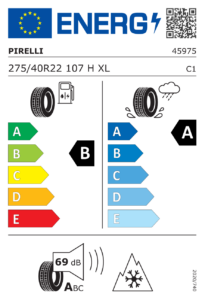 EU-Label Pirelli P Zero Winter 2