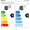 Étiquette UE 1542318 pour Barum Bravuris 6 235/50 R20 100T EV Barum Bravuris 6 235/50 R20 100T EV - Image 2