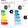 Étiquette UE 4473400 pour Pirelli P Zero Winter 2 255/50 R21 109H XL Pirelli P Zero Winter 2 255/50 R21 109H XL - Image 2