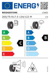 Étiquette européenne Bridgestone R-Steer 002