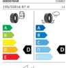 Étiquette UE 526863 pour Goodyear UltraGrip 8 MS 195/55 R16 87H Goodyear UltraGrip 8 MS 195/55 R16 87H - Image 2