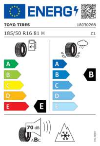 Étiquette européenne Toyo Observe S944
