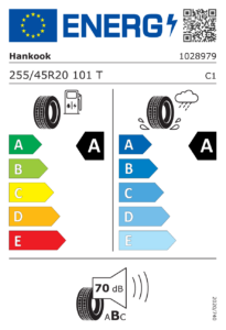 Etichetta europea Hankook Ventus S1 evo 3 ev (K127E)