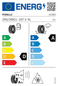 Étiquette européenne Pirelli Scorpion Winter 2