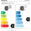 Étiquette UE 0373211 pour Semperit Master-Grip 2 165/65 R13 77T Semperit Master-Grip 2 165/65 R13 77T - Image 2
