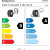 Étiquette UE 29990 pour Bridgestone Duravis Camper All Season 225/75 R16 118/116R Bridgestone Duravis Camper All Season 225/75 R16 118/116R - Image 2