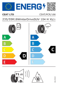 Étiquette européenne Ceat Winterdrive SUV